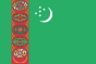 Drapeau du Turkménistan | Vlajky.org