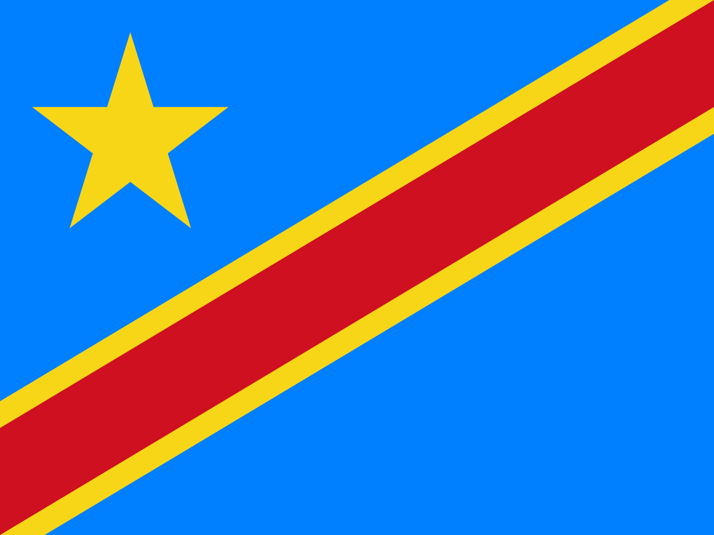Image du drapeau d'état de l'état Congo, République démocratique du - a la résolution 1450x1088 - Africa Image du drapeau d'état de l'état Congo, République démocratique du - a la résolution 1450x1088 - Africa