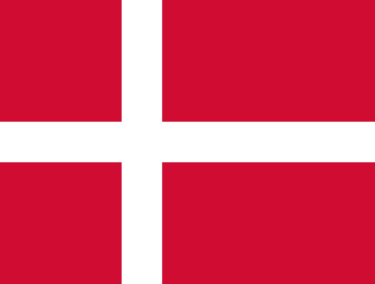 Image du drapeau d'état de l'état Danemark - a la résolution 1450x1097 - Europe