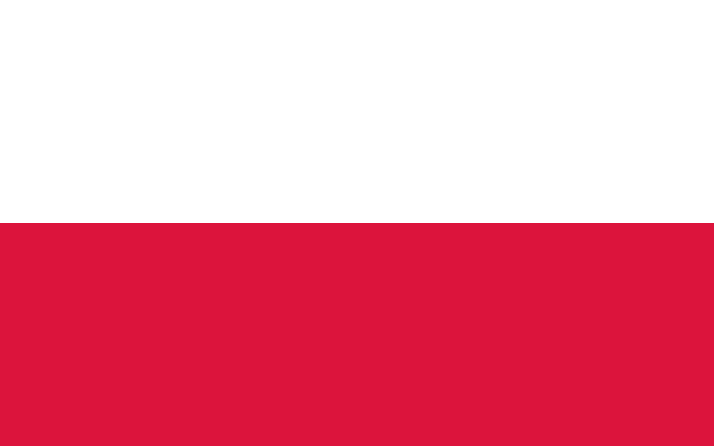 Image du drapeau d'état de l'état Pologne - a la résolution 1450x906 - Europe