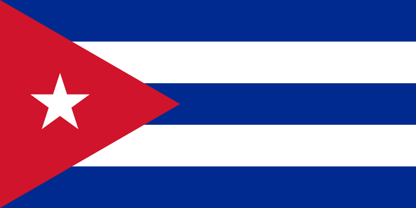 Image du drapeau d'état de l'état Cuba - a la résolution 813x407 - Amérique Centrale Image du drapeau d'état de l'état Cuba - a la résolution 813x407 - Amérique Centrale