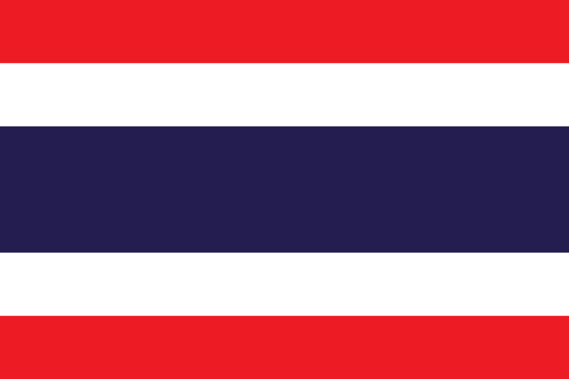 Image du drapeau d'état de l'état Thailande - a la résolution 813x542 - Asie de l Est