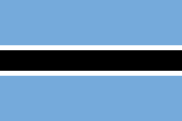 Drapeau du Botswana | Botswana | Drapeaux des pays du monde | Vlajky.org