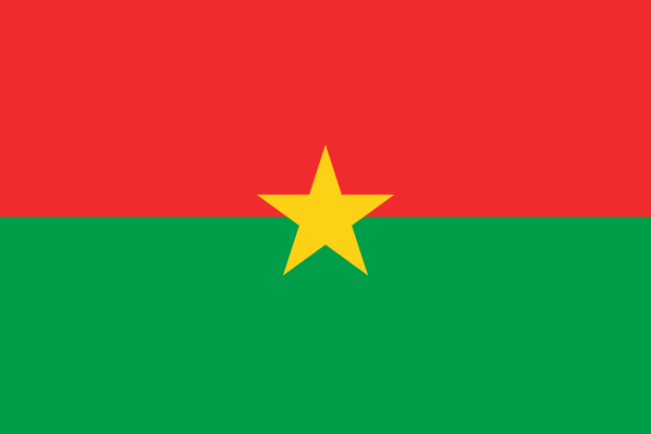 Drapeau du Burkina Faso | Burkina Faso | Drapeaux des pays du monde | Vlajky.org