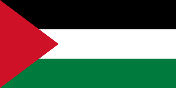 Drapeau de la Cisjordanie | Cisjordanie | Drapeaux des pays du monde | Vlajky.org