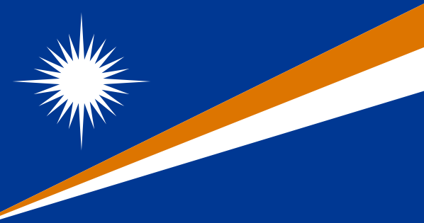 Drapeau des Îles Marshall | Îles Marshall | Drapeaux des pays du monde | Vlajky.org