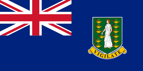 Drapeau des Îles Vierges Britanniques | Îles Vierges britanniques | Drapeaux des pays du monde | Vlajky.org