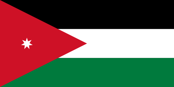 Drapeau de la Jordanie | Jordanie | Drapeaux des pays du monde | Vlajky.org