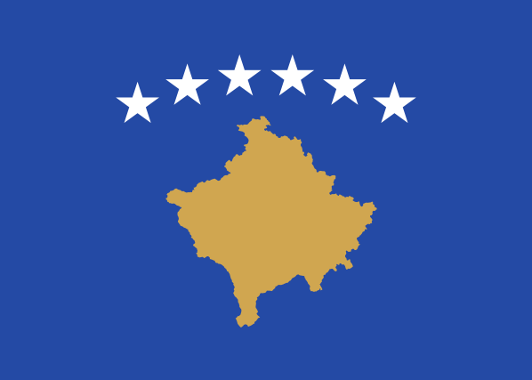 Drapeau du Kosovo | Kosovo | Drapeaux des pays du monde | Vlajky.org