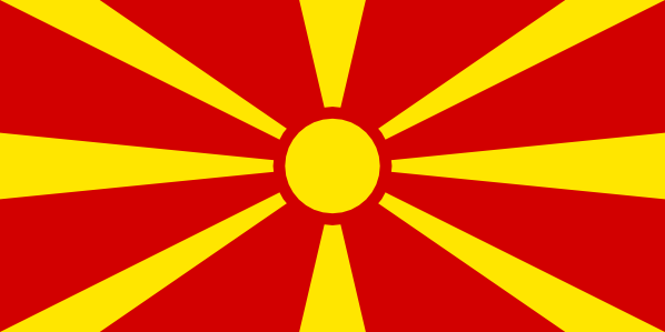 Drapeau de la Macédoine | Macédoine | Drapeaux des pays du monde | Vlajky.org