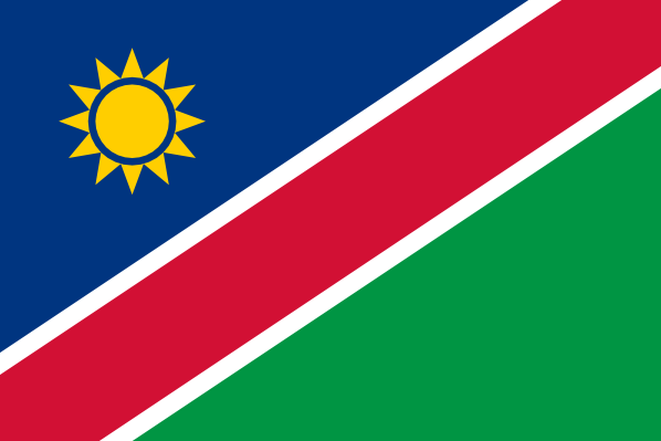 Drapeau de la Namibie | Namibie | Drapeaux des pays du monde | Vlajky.org