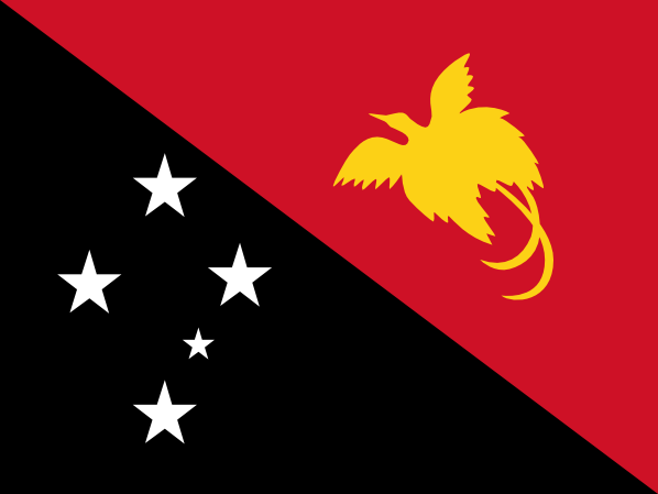 Drapeau de la Papouasie-Nouvelle-Guinée | Papouasie-Nouvelle-Guinée | Drapeaux des pays du monde | Vlajky.org