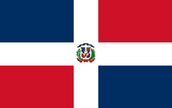 Drapeau de la République Dominicaine | République Dominicaine | Drapeaux des pays du monde | Vlajky.org