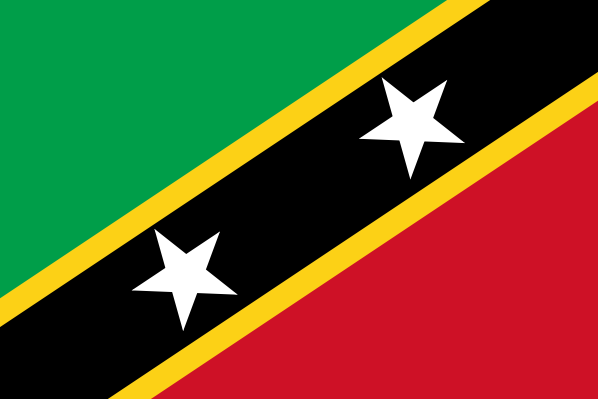 Drapeau de Saint-Kitts-et-Nevis | Saint-Kitts-et-Nevis | Drapeaux des pays du monde | Vlajky.org