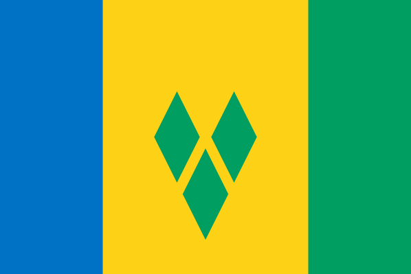Drapeau de Saint-Vincent-et-les-Grenadines | Saint-Vincent-et-les Grenadines | Drapeaux des pays du monde | Vlajky.org