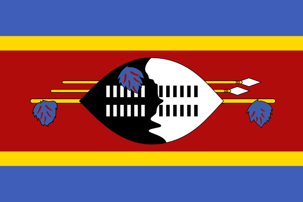 Drapeau du Swaziland | Swaziland | Drapeaux des pays du monde | Vlajky.org