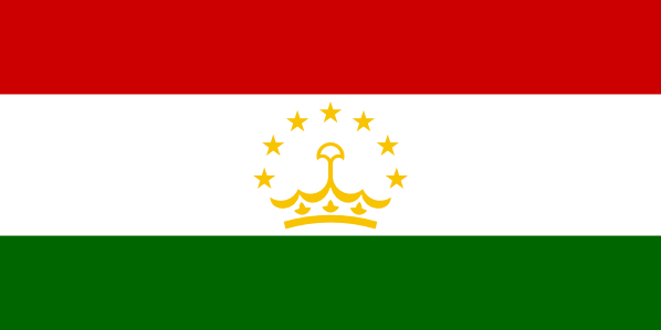 Drapeau du Tadjikistan | Tadjikistan | Drapeaux des pays du monde | Vlajky.org