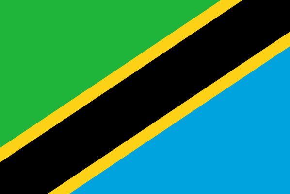 Drapeau de la Tanzanie | Tanzanie | Drapeaux des pays du monde | Vlajky.org